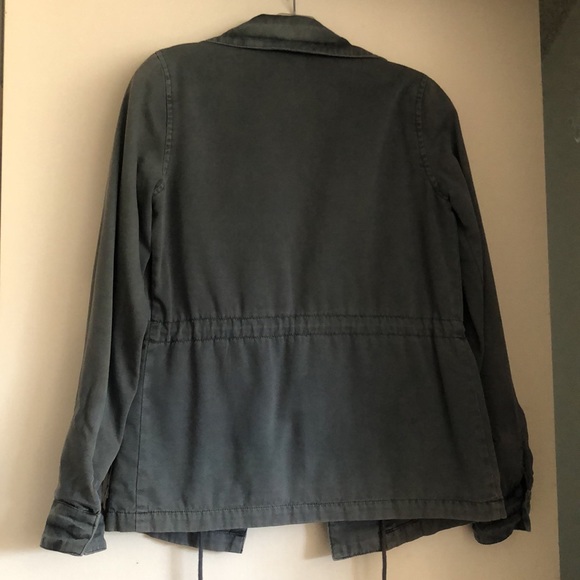 ECOTE Grey/Blue Cargo Jacket SIZE XS With buttons and pockets - Picture 12 of 15